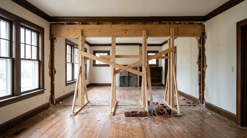 Beam Replacement & Load-Bearing Wall Removal Greensboro